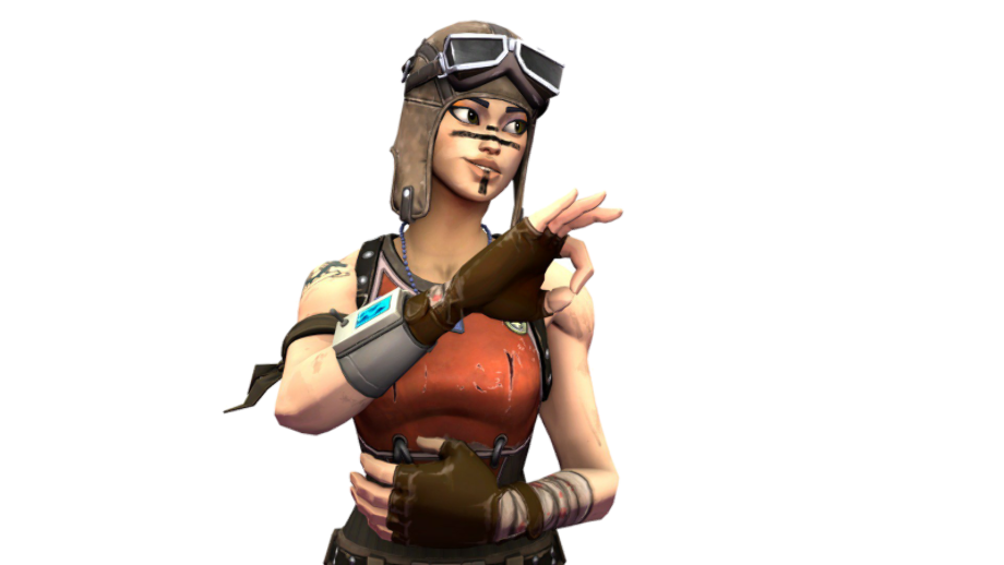 Fortnite Renegade Raider Png Image (black, pink)