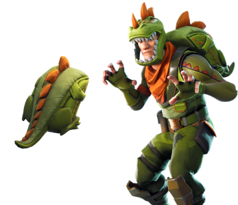 Fortnite Rex Png Hd (black)