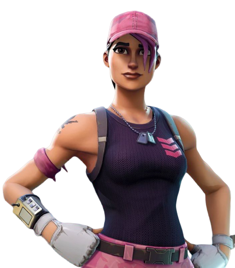 Fortnite Rose Team Leader Png (black)