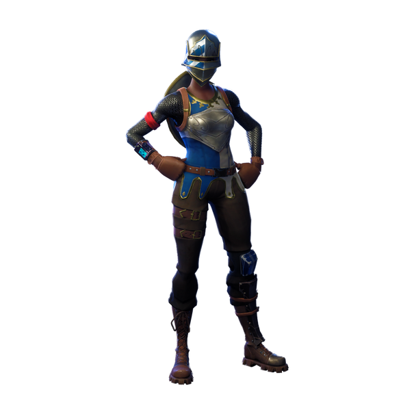 Fortnite Royale Knight Png Hd (black)