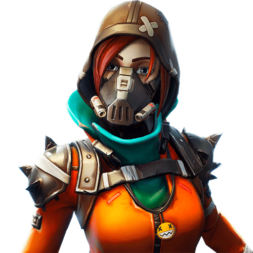 Fortnite Ruckus Png (black, maroon, orange)