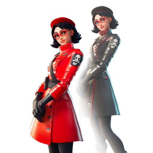 Fortnite Rue Png Hd (black, red)