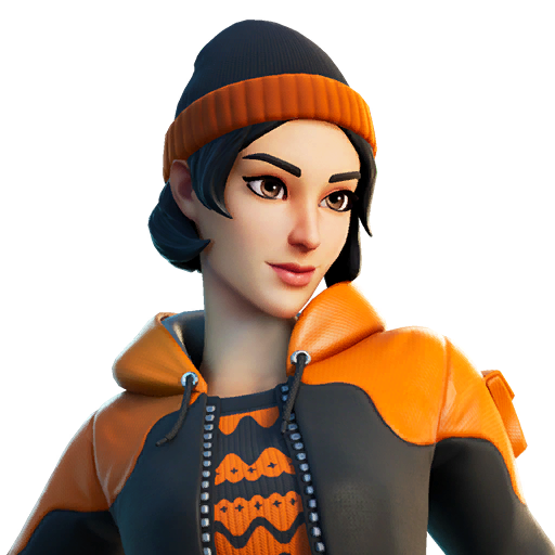 Fortnite Sagan Png (indigo, black, pink, orange)