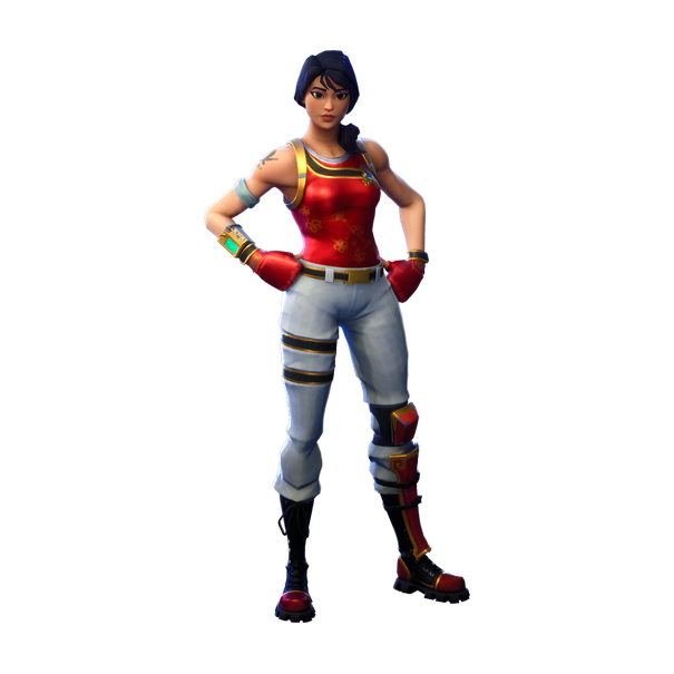 Fortnite Scarlet Commander Png Hd (black)