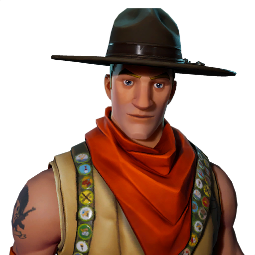 Fortnite Scout Png Pic (black, maroon, chocolate)