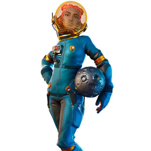 Fortnite Siona Png File (teal, black)