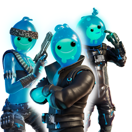 Fortnite Slurp Bandolette Png Hd (black, greenish blue)