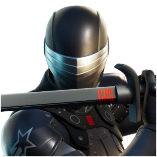 Fortnite Snake Eyes Png Pic (black, gray)