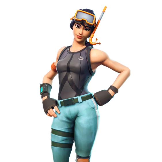 Fortnite Snorkel Ops Png Hd (black, gray, pink)