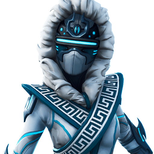 Fortnite Snow Striker Png (teal, black, navy)