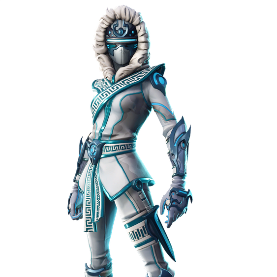 Fortnite Snowfoot Png Hd (black, silver, lavender)