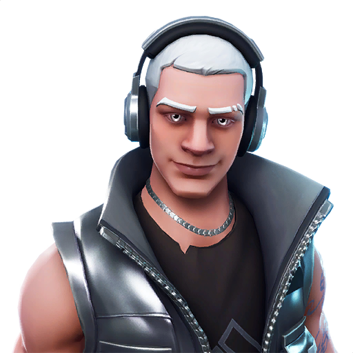 Fortnite Sterling Png (white, gray, lavender, black, silver)