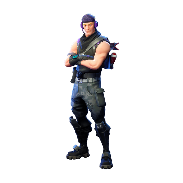 Fortnite Sub Commander Png File (black)