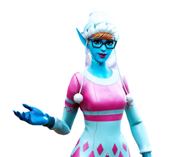 Fortnite Sugarplum Png Photo (black, lavender, white)