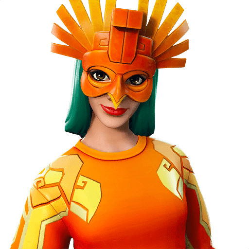 Fortnite Sunbird Png Pic (black, yellow, orange)