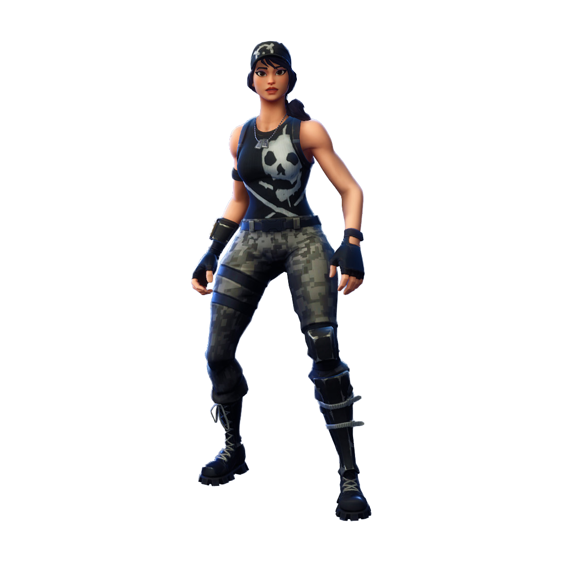 Fortnite Survival Specialist Png Clipart (black, white)