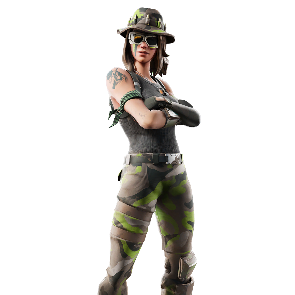 Fortnite Swamp Stalker Png Hd (black)