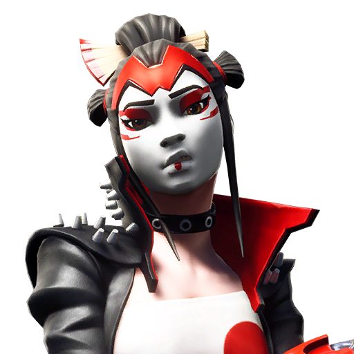 Fortnite Takara Png (black, maroon, gray, white)