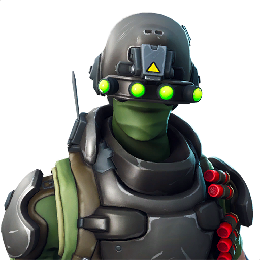 Fortnite Tech Ops Png Pic (black, white)