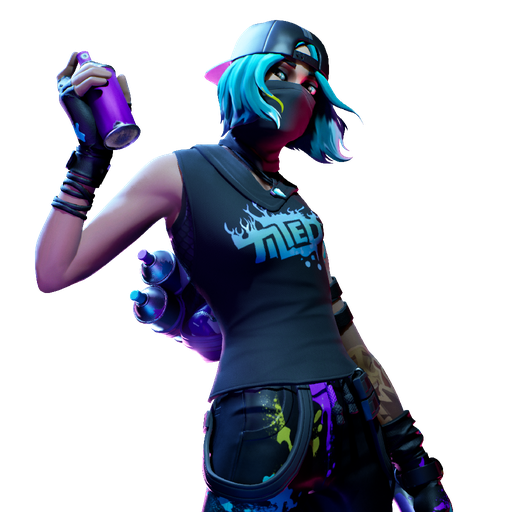 Fortnite Teknique Png File (black)