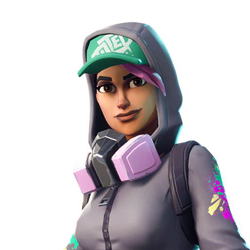 Fortnite Teknique Png Hd (indigo, black, silver, white)