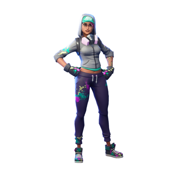 Fortnite Teknique Png Photos (black)