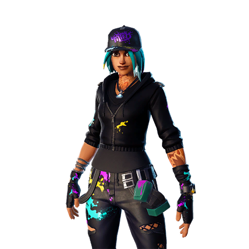 Fortnite Teknique Png Pic (black)