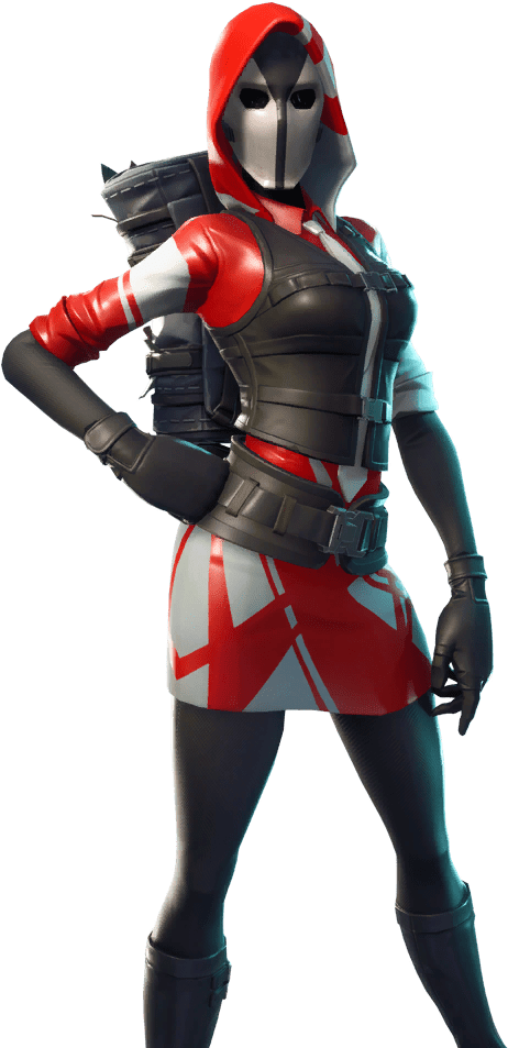 Fortnite The Ace Png Hd (black, maroon)