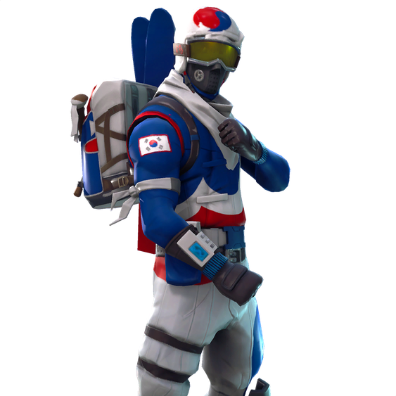 Fortnite The Ace Png Pic (black, navy, white)