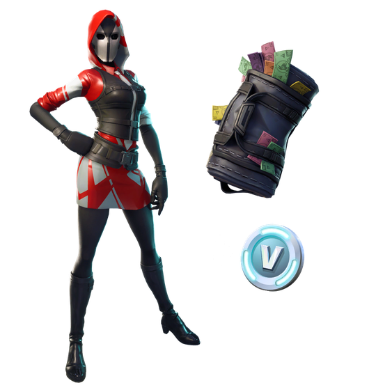 Fortnite The Ace Png Transparent (black, white)