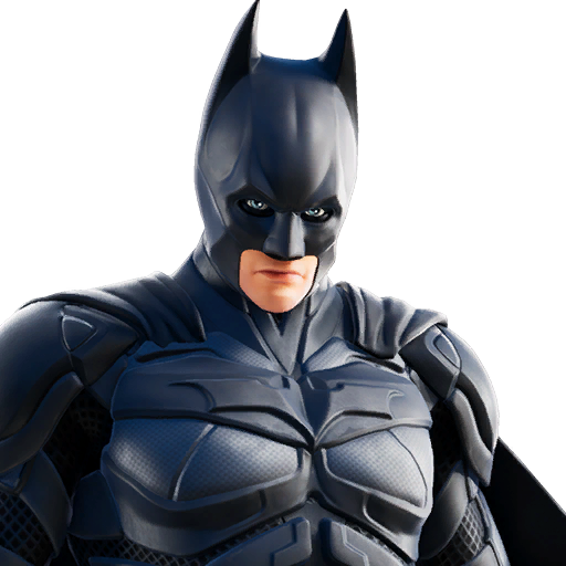 Fortnite The Dark Knight Movie Outfit Png (silver, lavender)