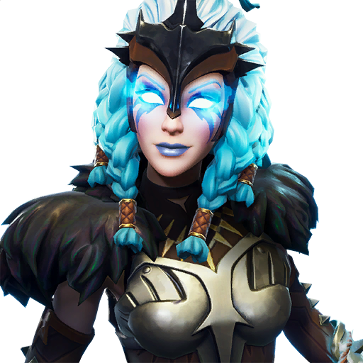 Fortnite The Ice Queen Png File (black, white)