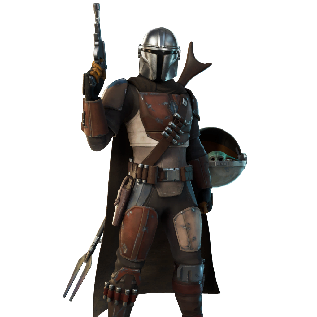 Fortnite The Mandalorian Png Image (black)