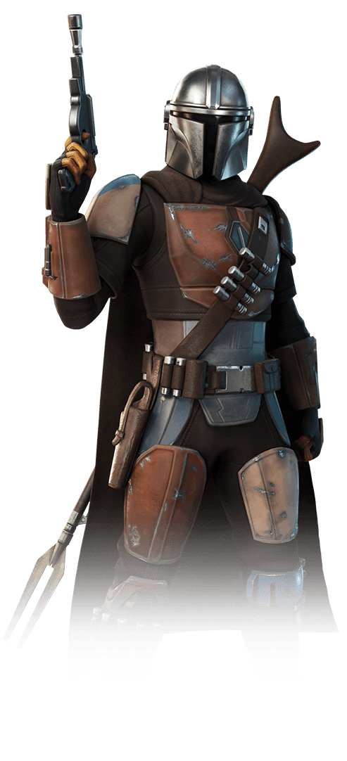 Fortnite The Mandalorian Png Pic (black)