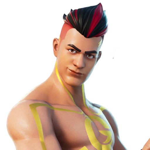 Fortnite Thegrefg Png Pic (black, salmon, pink)