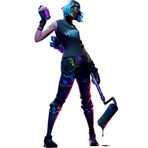 Fortnite Tilted Teknique Png Pic (black)