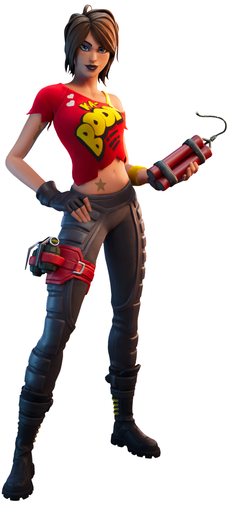 Fortnite Tntina Png Pic (black)