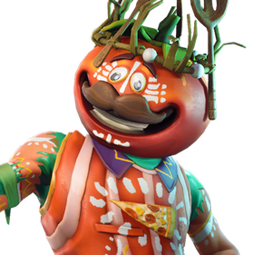 Fortnite Tomato Head Png (black, chocolate)