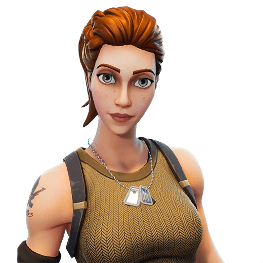 Fortnite Tower Recon Specialist Png File (black, maroon, chocolate, pink)