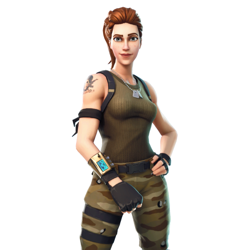 Fortnite Tower Recon Specialist Png Image (black, maroon)