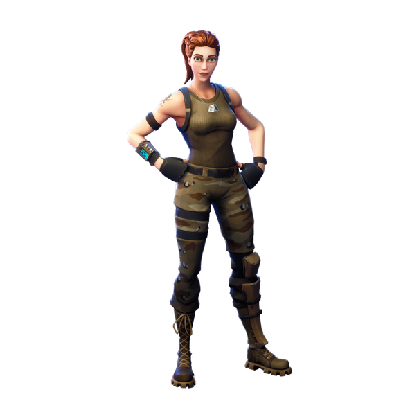 Fortnite Tower Recon Specialist Png Photos (black, maroon)