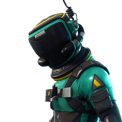 Fortnite Toxic Trooper Png (teal, beige, white, mint, silver)