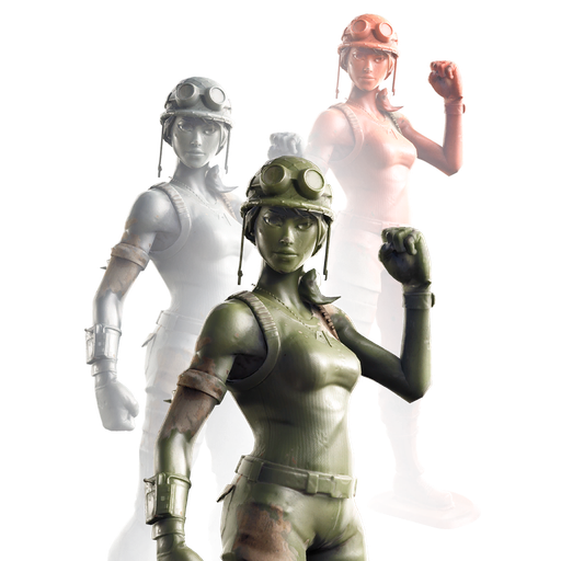 Fortnite Toy Trooper Png Pic (black, white)