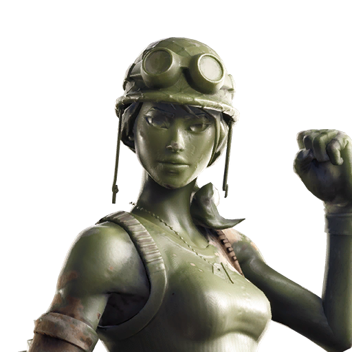 Fortnite Toy Trooper Png (black, gray, silver)