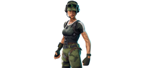 Fortnite Trailblazer Png (black, gray)