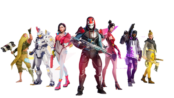 Fortnite Transparent Isolated Images Png (black)