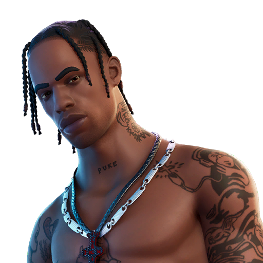 Fortnite Travis Scott Png (lime, beige, mint, black, pink)