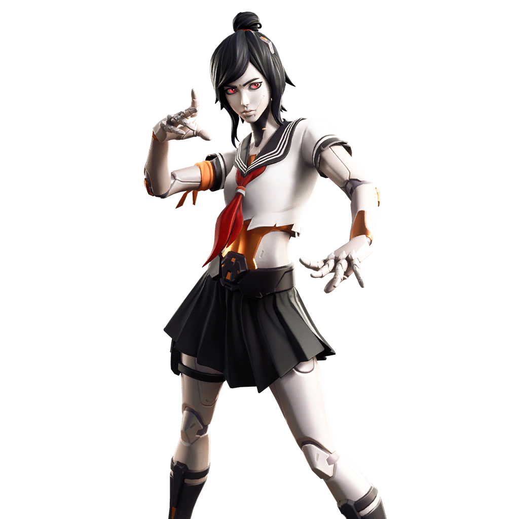 Fortnite Tsuki Png Pic (black, white)