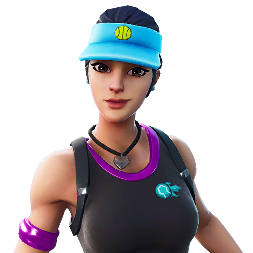 Fortnite Volley Girl Png Pic (indigo, black, lavender, white)