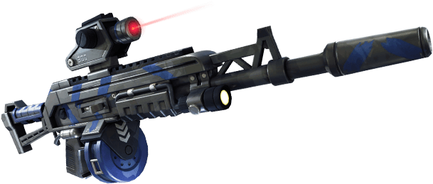 Fortnite Weapons Png Isolated Pic (indigo, black)